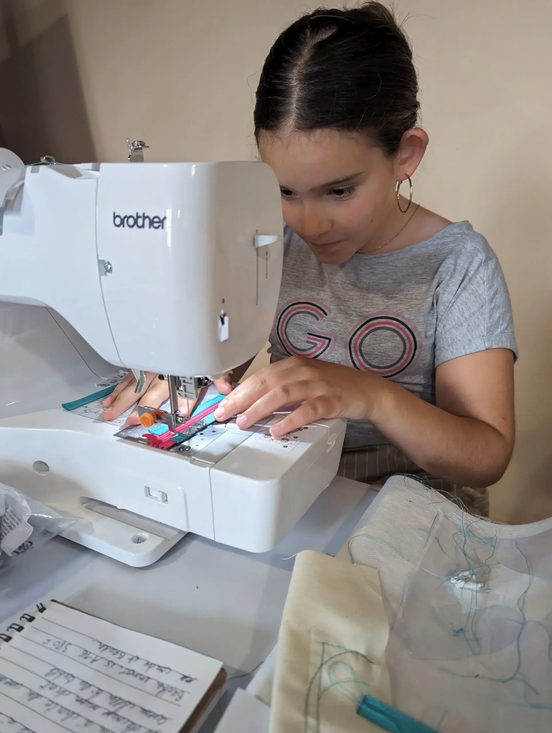 Apprentissage de couture ado