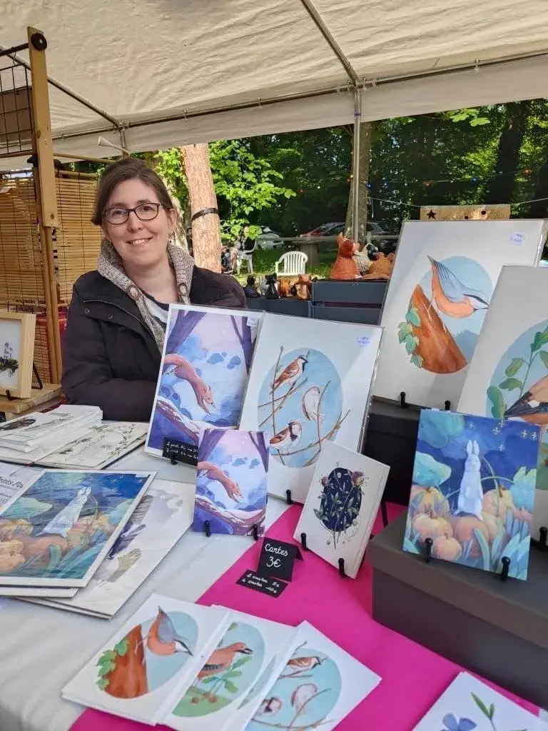 Ventes de mes illustrations sur un marché